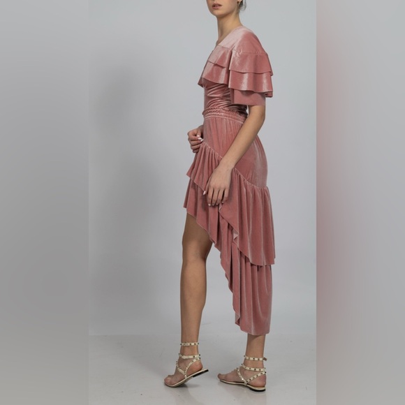 Miss Los Angeles women’s 2 piece velvet set size XS - Picture 3 of 15